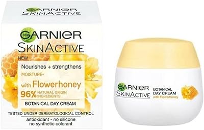 GARNIER Skin Active BOTANICAL DAY CREAM Flower Honey Nourishes Strengthens