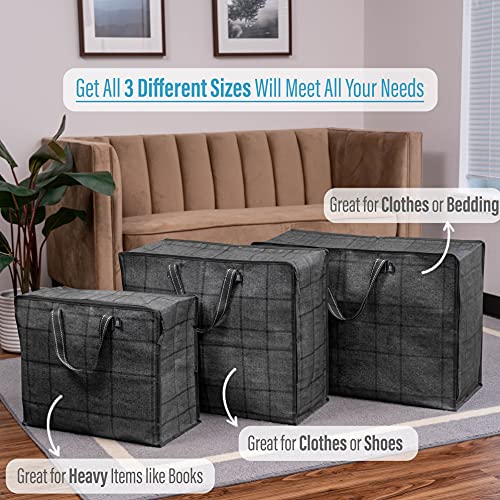 VENO 2 Pack 50L Medium Storage Bag, Organizer Bag, Moving bag, Storage