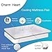 Charm Heart Mattress Pad Queen Size-Overfilled Cotton Cover with Stretches 18