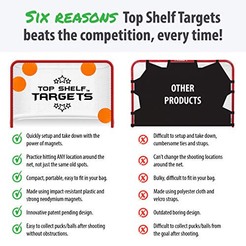 Top Shelf Targets Sniper 8inch Shooting Targets (4 Pack Set