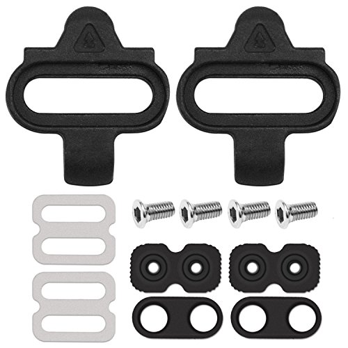 LUTER Mountain Bike Pedals Cleat Set for Shimano SPD