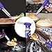 MFW Blow Torch Lighter - Cooking Butane Food Torches Kitchen Scorch Culinary Creme Brulee Torch Refillable - Adjustable Flame with Safety Lock for DIY, BBQ,Baking,Cooking (Gas Not Included)