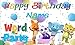 Word Party Birthday Banner Personalized/Custom