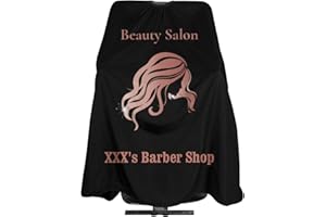 Custom Salon Hair Stylist Barbershop Barber Cape Personalized Haircut Cape with Your Own Text Name Salon Haircut Apron Custom