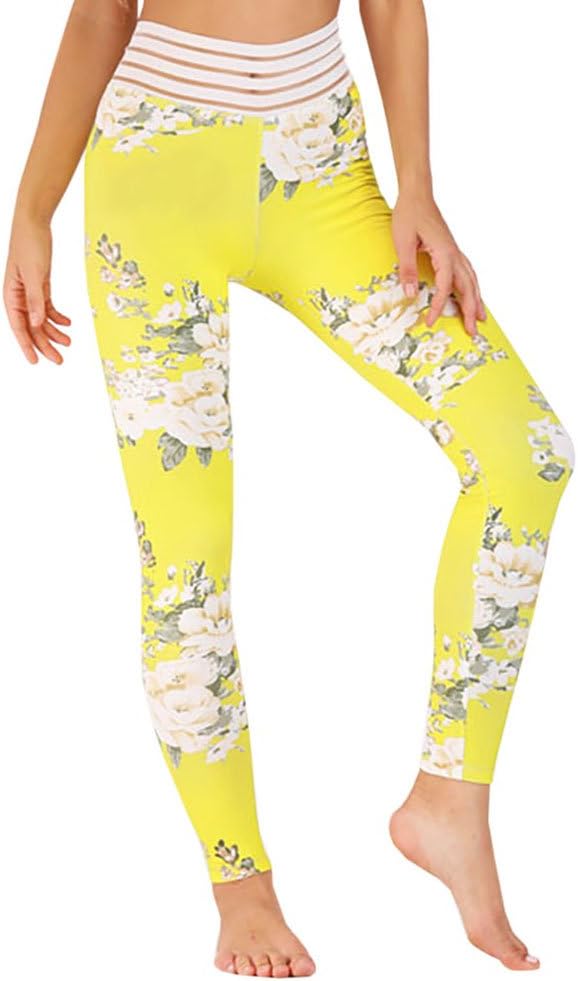 Womens Ruched Butt Lifting Leggings High Waisted Workout Sport Tummy Control Gym Yoga Pants