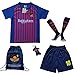 BIRDBOX Youth Sportswear Barcelona Leo Messi 10 Kids Home Soccer Jersey/Shorts Bag Keychain Football Socks Set (Home, 10-11 Years)