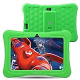 Dragon Touch Y88X Plus 7 inch Kids Tablet 2017 Disney Edition, Android 5.1 Lollipop, IPS Display, Kidoz Pre-Installed w/ Bonus Disney Content (more than $60 Value)-Green