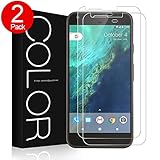 Google Pixel XL Screen Protector[2-PACK], G-Color Google Pixel XL Tempered Glass Screen Protector [Case Friendly/HD Clear/Anti-Scratch] Screen Protector for Google Pixel XL