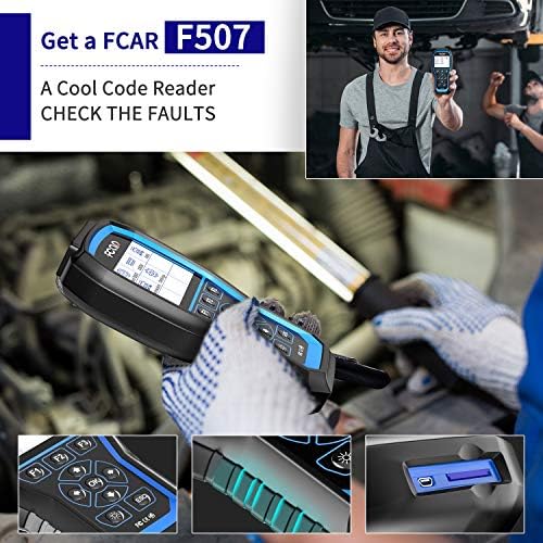 FCAR F507 Heavy Duty Scan Tool, Full System Diesel Truck Diagnostic