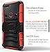 Google Pixel XL Case, NageBee [Heavy Duty] Armor Shock Proof Dual Layer [Swivel Belt Clip] Holster with [Kickstand] Combo Rugged Case for Google Pixel XL - Red