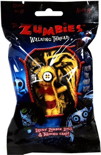 The Zumbies Walking Thread Lucky Zombie Doll & Trading Card Keychain Talia