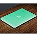LENTION Hard Case for MacBook Air (13-inch, Mid 2009 to 2017) - Model A1369 and A1466 - (Previous Generation), with Keyboard Cover and Port Plugs, Matte Finish Case with Rubber Feet (Frost Green)