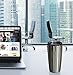 OUTZIE Vacuum Insulated American Flag Tumbler 20oz Built From 100% Food Grade Stainless Plus 2 Straws & Brush - Hot or Cold - Etched American Flag Logo - will last a lifetime - Dishwasher Safe