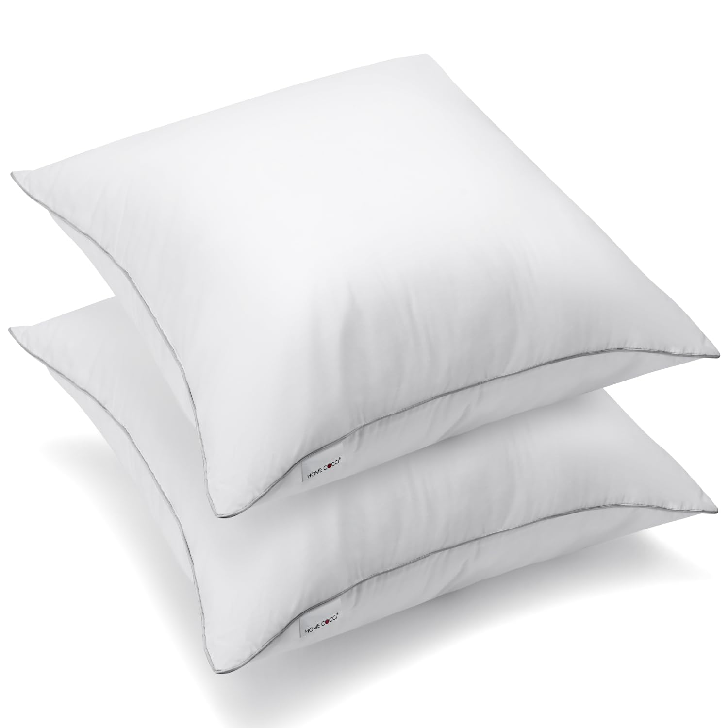 HOMECOCCI クッション 中身 45x45cm 2個セット ボリューム感 丸洗い可能 ヌードクッション 背当てクッション 抱き枕 ほこりが出にくい 潰れにくい商品画像