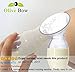 Silicone Breast Pump With Lid - 100% Safe BPA Free Food Grade Silicone Manual Breastfeeding Milk Pump - Lightweight & Portable - Hands Free Suction - Milk Storage Collector - Vacuum Packaging