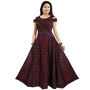 WHOOSEE Women’s Twill Satin Maxi Dress