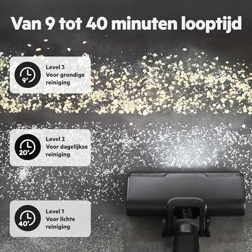 Aspirateur Balai sans Fil 7000 AP72UB21AM, Aspirateur à Manche et à Main 2 en 1, Jusqu'à 50 Min d'Utilisation, AllFloor Auto LED Buse pour Tous Sols, Filtration HEPA en 6 étapes, 0,3 L