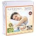 Harmony Linens Premium Waterproof Mattress Protector - Dust Mite and Bacteria Resistant - Hypoallergenic - Fitted Deep Pocket - (Queen)