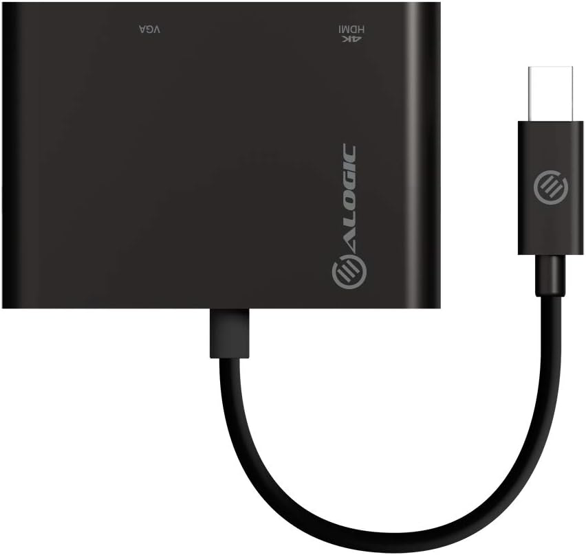 ALOGIC 2 in 1 Mini DisplayPort to HDMI / VGA Adapter (Male to 2 Female) - Premium Series; Supports 4K Ultra HD 3840 x 2160 @ 30Hz - Image 3