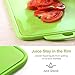 zanmini Color-Code Cutting Boards for Kitchen, Dishwasher-Safe Chopping Boards Set of 3, with Non-Slip Feet and Handing Hole Stand, BPA-Free, FDA Approved, Eco Friendly