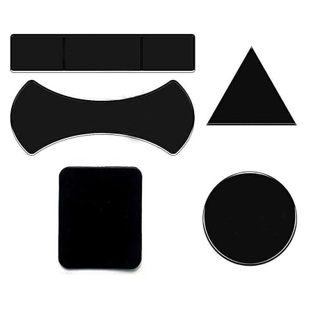 FOONEE Nano Rubber Pad, 5 Stücke Waschbar Anti Slip Nano Klebrige Fixate Gel Pads für Handyhalter Auto Armaturenbrett, Stick an Der Wand Glasspiegel Tisch Schränke