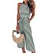 RIBITENS Women Casual Sleeveless Jumpsuit Strap Bow Wide Leg Rompers with Pockets primary