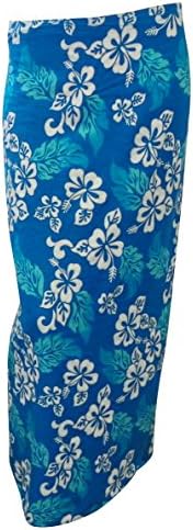 Summer Time Breeze Womens Floral Sarong Wrap (Light Blue)