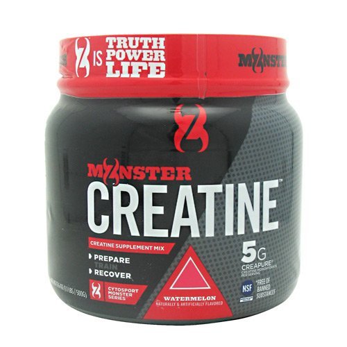CytoSport 30 Servings Monster Creatine Supplement Mix, Watermelon Flavored, 500 Gram (100 Servings) CytoSport 30 Servings Monster Creatine Supplement Mix, Watermelon Flavored, 500 Gram (100 Servings)