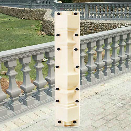 YUNRUS 2X 70cm Plastic Balustrades Mold Casting Moulds for Concrete Plaster Cement