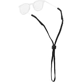 Chums Elastic Retainer &ndash; Unisex Adjustable Eyewear Keeper Cord | Made in the USA, Stretchy Elastic Cord with Adjustable Fit For Thin &amp; Medium Eyewear Frame Sizes, Unisex
