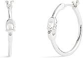 COACH Women's Signature Hoop Earrings