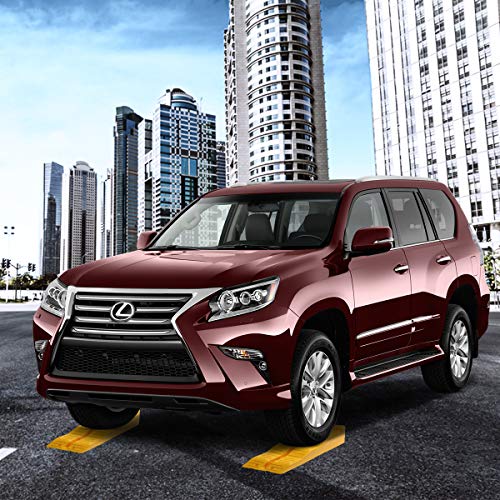 Zone Tech Automotive Multi Leveling Ramps Set of 4 Yellow Bocks