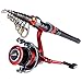 Rod and Reel Combo Carbon Fiber Telescopic Fishing Poles and Spinning Reels Saltwater for Bass Trout