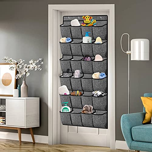 Shoe Organizer,Over the Door Hanging Shoe Rack Organizer for Closet