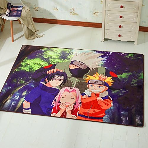 Cartoon Anime Naruto Rug Soft and Absorbent Bath Carpet Welcome Entrance Door Mats For Living Room Bedroom Kitchen (6090cm/23.6"35.4", C)