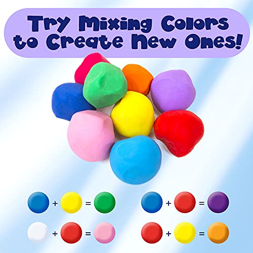 LotFancy Air Dry Clay Kit, 36 Colors Magic Modeling Clay for Kids Adults, Beginners, Accessories and Sculpting Tools, Air-Hardening, Non-Toxic, Soft and Lightweight