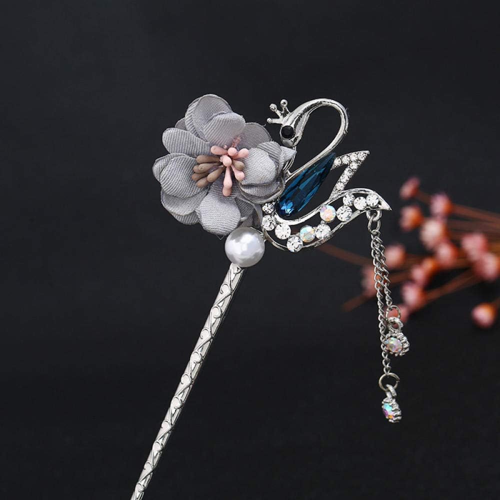 DUSHOULIAN Hair Sticks,Traditional Retro Korean Version of The Net Flower Hairpin Fashion Gift Hair Headwear Hair Sticks Hair Sticks for Long Hair Jewelry Decoration-Style11