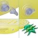 ThinkMax Adult Pool Float 72'' Giant Pineapple Inflatable Pool Floaties with 3 Cup Holders, Summer Beach Swimming Pool Party Raft Lounge for Kids Dogs