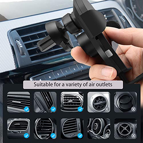 image for BLIENCE Car Phone Mount Stand Air Vent Auto Clamping Cell Phone Holder