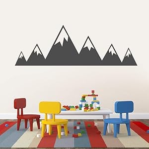 YttBuy Mountain Wall Decal Mountain Decals for Walls Mountain Wall Decals Wall Mountain Decal Mountains Nursery Decal Mountains Decor Wall Decal Mountain Wall Stickers Mountains Decals for Nursery