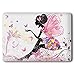 iCasso New Art Fashion Image Series Ultra Slim Light Weight Rubberized Hard Case Glossy Clear Crystal Snap-On Hard Cover Case for MacBook Pro 13 inch with CD-ROM Drive(Model: A1278) - Butterfly Girl