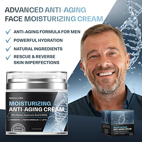 Men Face Moisturizer Anti Aging Cream For Men With Hyaluronic Acid