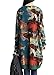 Minibee Women's Scoop-Neck Graphic Three-Quarter-Sleeve Short Straight Dress, Style 5 Green, One Size