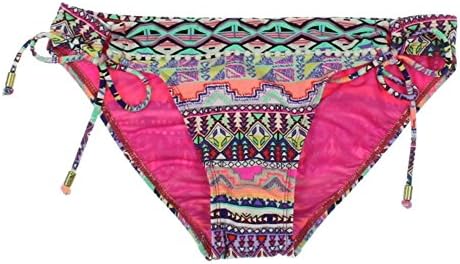 Hobie Tribal-Print Side-Tie Bikini Bottom Multicolor Medium