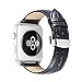 iStrap Alligator Grain Calf Leather Compatible/Replacement for Apple Watch Band Strap iWatch Series4 3 2 1 Edition Sport 38mm 42mm 40mm 44mm