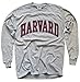 Harvard University Long Sleeve Arched Block Grey T-Shirt XL