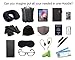 XY37 Men Travel Jacket Hoodie 10 Pockets Travel Pillow Eye Mask Face Mask Gloves