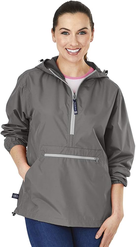 Charles River Apparel Pack-N-Go Wind & Water-Resistant Pullover (Reg/Ext Sizes): Clothing