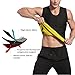 LYTOPTOP Men's Waist Trainer Sweat Sauna Vest, Neoprene Hot Body Shaper Tank Top for Weight Loss Compression Workout Shirt,Slimming Corset Shapewear Thermo Sauna Suits Accelerate Fat Burner Black