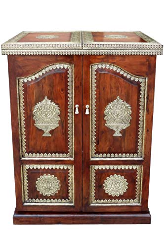Orientalischer Hausbar Bartheke aufklappbar aus Massivholz Javana 170cm Groß | Theke Bar Tresen Deko orientalisch… – Bild 3